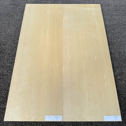 スプルース楽器材 ギター トップ用 スプルース 長さ600mm×厚み6mm×巾210mm