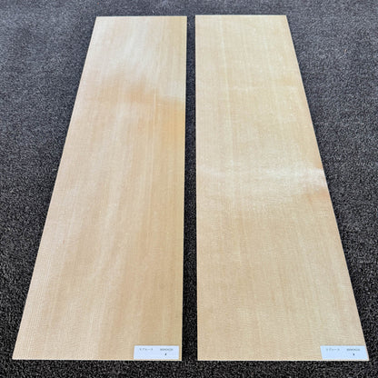 スプルース楽器材 ギター トップ用 スプルース 長さ800mm×厚み5mm×巾230mm