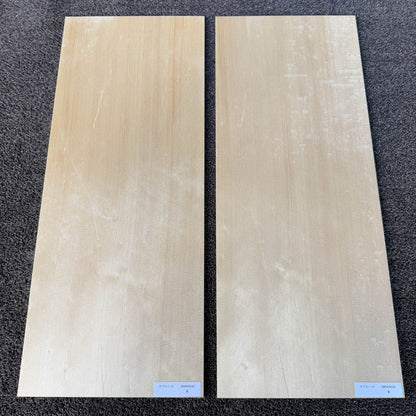 スプルース楽器材 ギター トップ用 スプルース 長さ600mm×厚み5mm×巾240mm