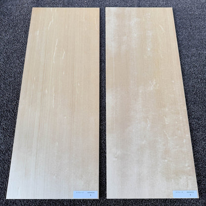 スプルース楽器材 ギター トップ用 スプルース 長さ600mm×厚み4mm×巾230mm