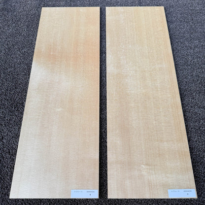 スプルース楽器材 ギター トップ用 スプルース 長さ600mm×厚み4mm×巾200mm