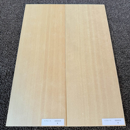 スプルース楽器材 ギター トップ用 スプルース 長さ450mm×厚み4mm×巾160mm