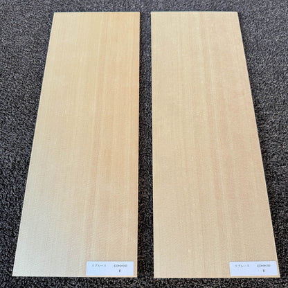 スプルース楽器材 ギター トップ用 スプルース 長さ450mm×厚み4mm×巾160mm