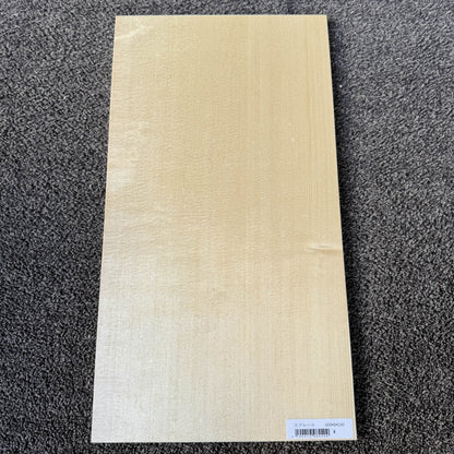 スプルース楽器材 楽器材力木・ブレイシング用 スプルース 長さ450mm×厚み8mm×巾240mm