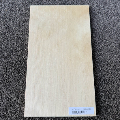 スプルース楽器材 楽器材力木・ブレイシング用 スプルース 長さ300mm×厚み8mm×巾170mm