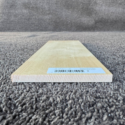 スプルース楽器材 楽器材力木・ブレイシング用 スプルース 長さ300mm×厚み8mm×巾100mm