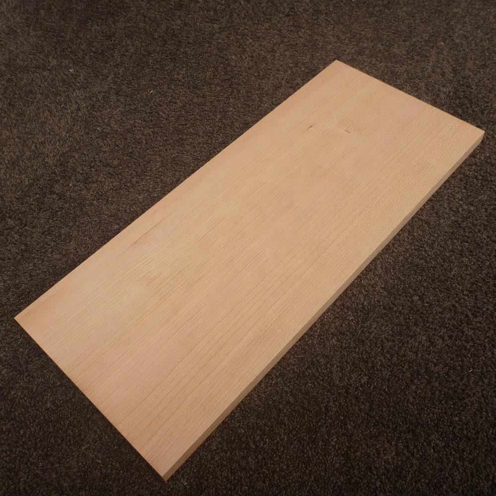 ブラックチェリー　柾目　450×15×190　（仕上げ加工済み商品）
