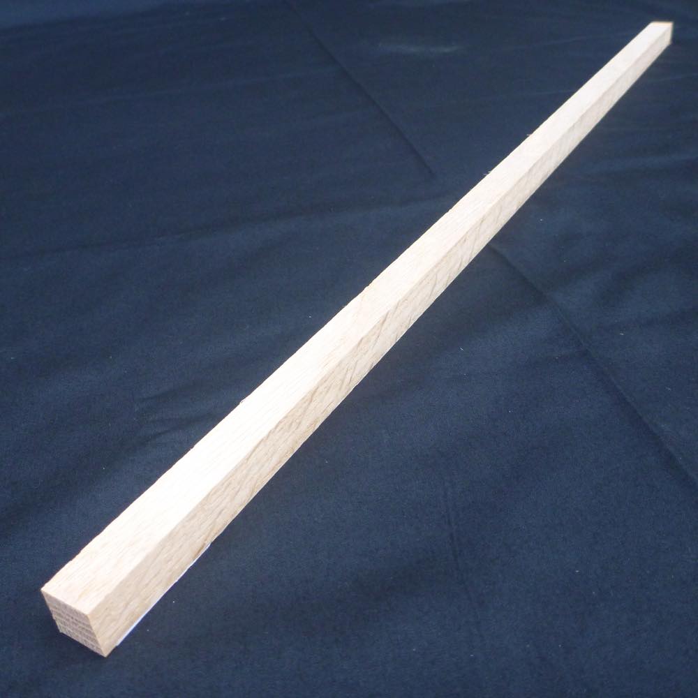 レッドオーク　角材　600×15×15　（仕上げ加工済み商品）