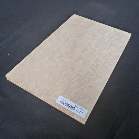 ホワイトオーク　柾目　300×15×190　（仕上げ加工済み商品）