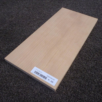 ブラックチェリー　柾目　300×10×140　（仕上げ加工済み商品）