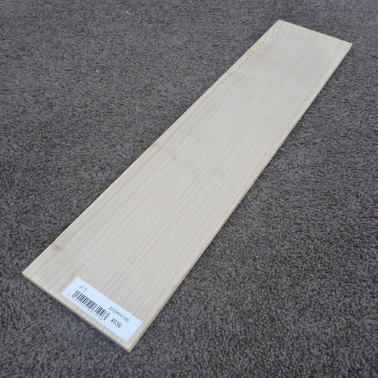 クリ　柾目　450×6×100　（仕上げ加工済み商品）