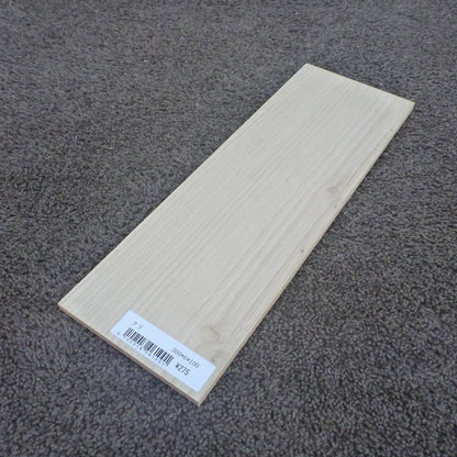 クリ　柾目　300×6×100　（仕上げ加工済み商品）