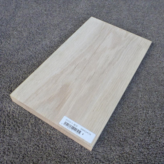 ホワイトオーク　板目　300×21×170　（仕上げ加工済み商品）