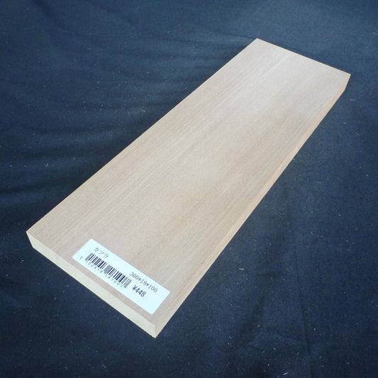 カツラ　柾目　300×18×100　（仕上げ加工済み商品）